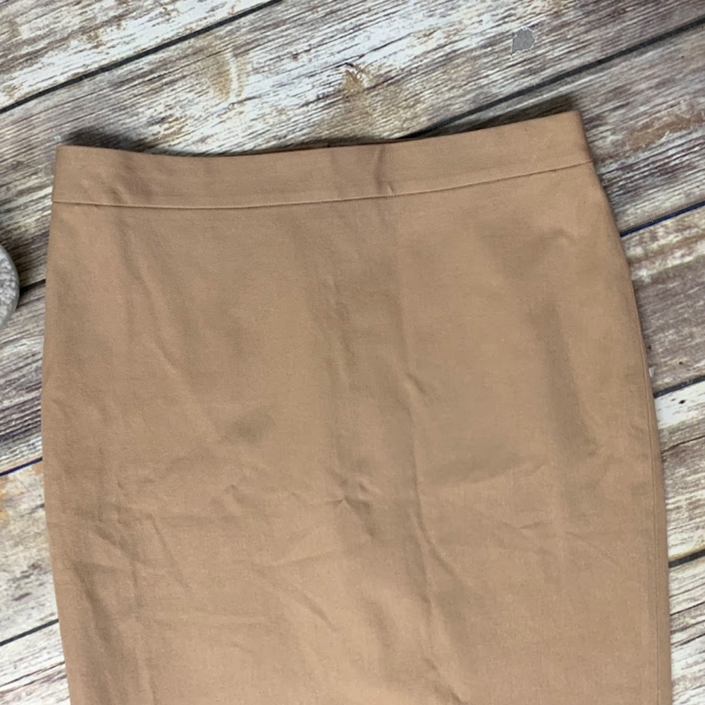 J CREW Tan Brown No. 2 Pencil Skirt - Picture 4 of 6